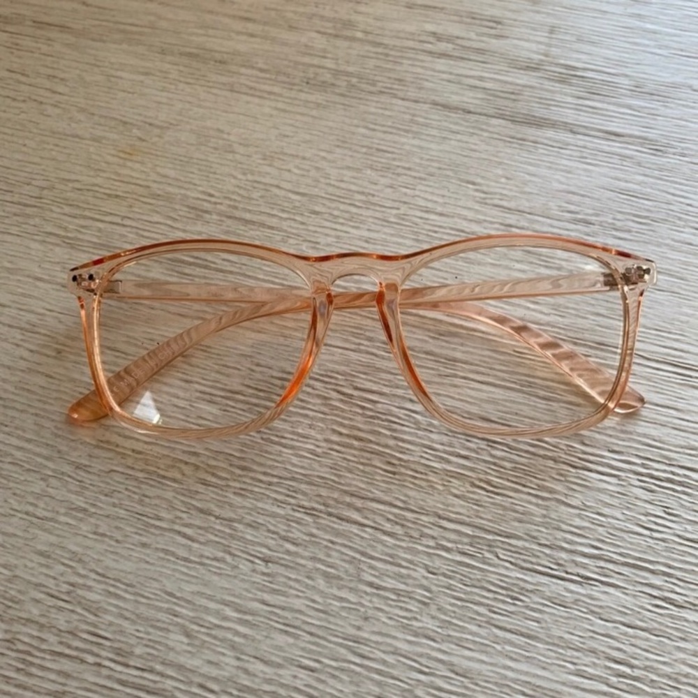 Urban outfitters glasses in crystal pink